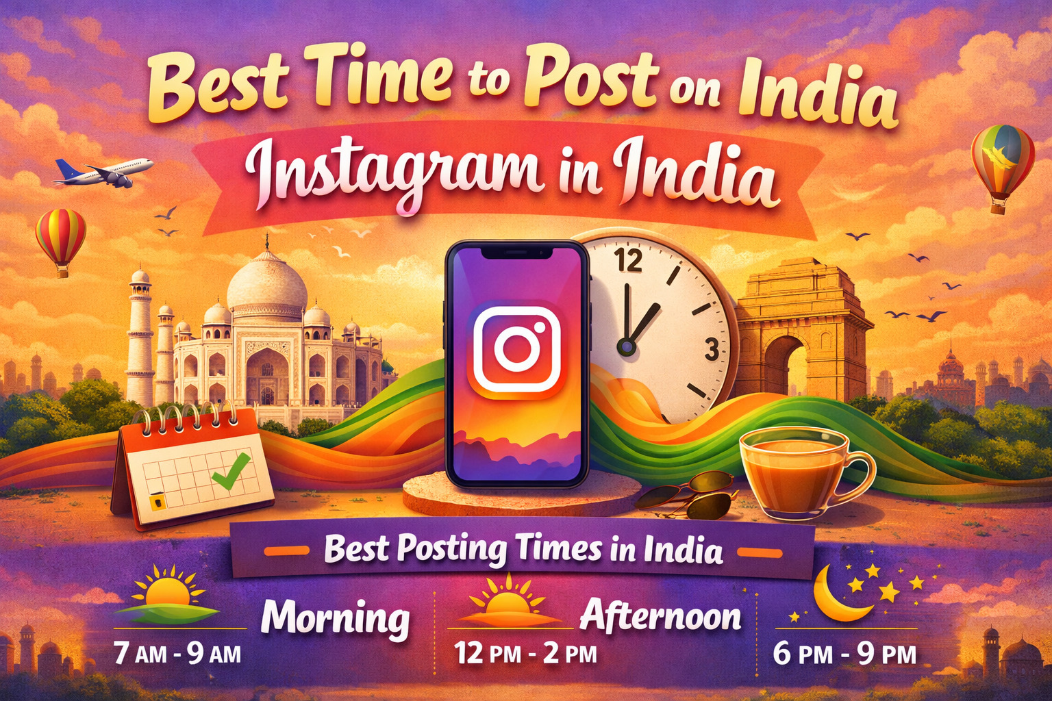 best time to post on Instagram India