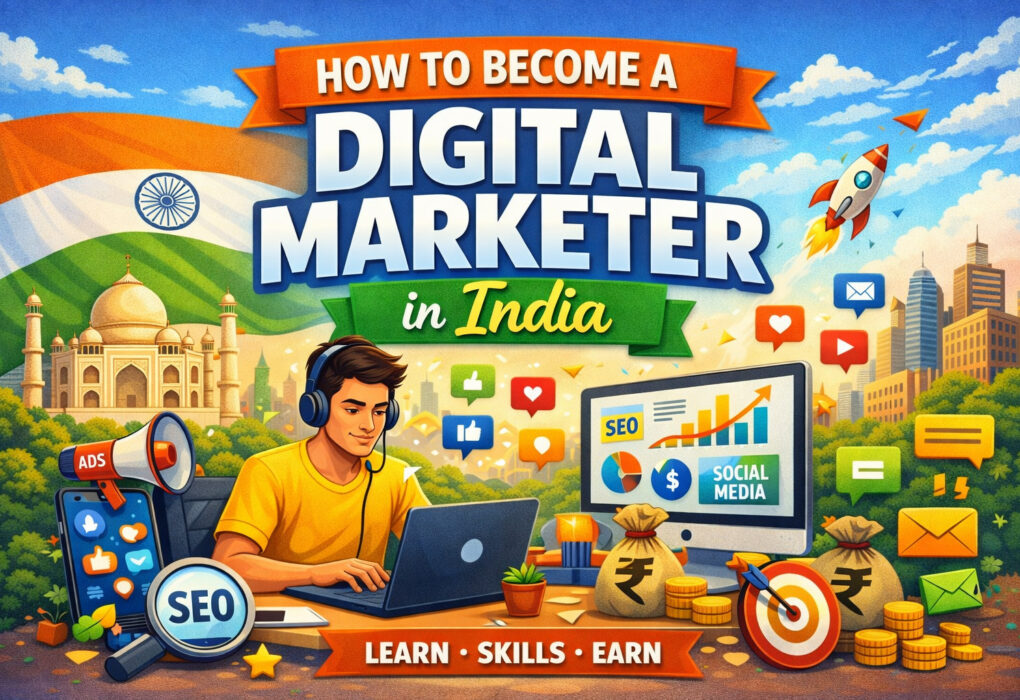 how to become digital marketer in India