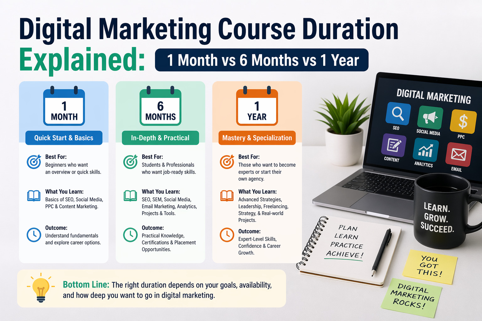 digital marketing course duration